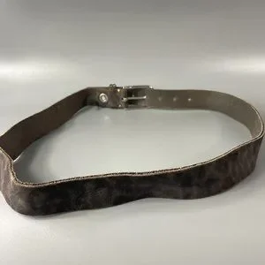 B. Belt Made In Germany Black/Green Spots Leather Belt, Size 95 b belt | Accessories | B Belt Made In Germany Blackgreen  main image 2